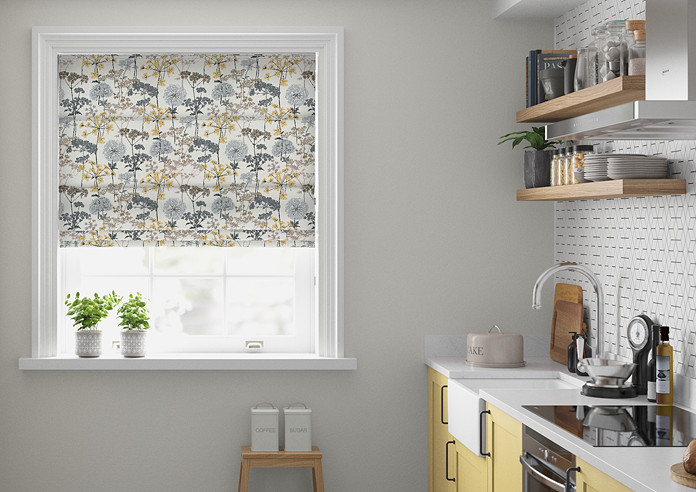 Hedgerow, Charcoal - Twist&Fit Roman Blind - Image 3
